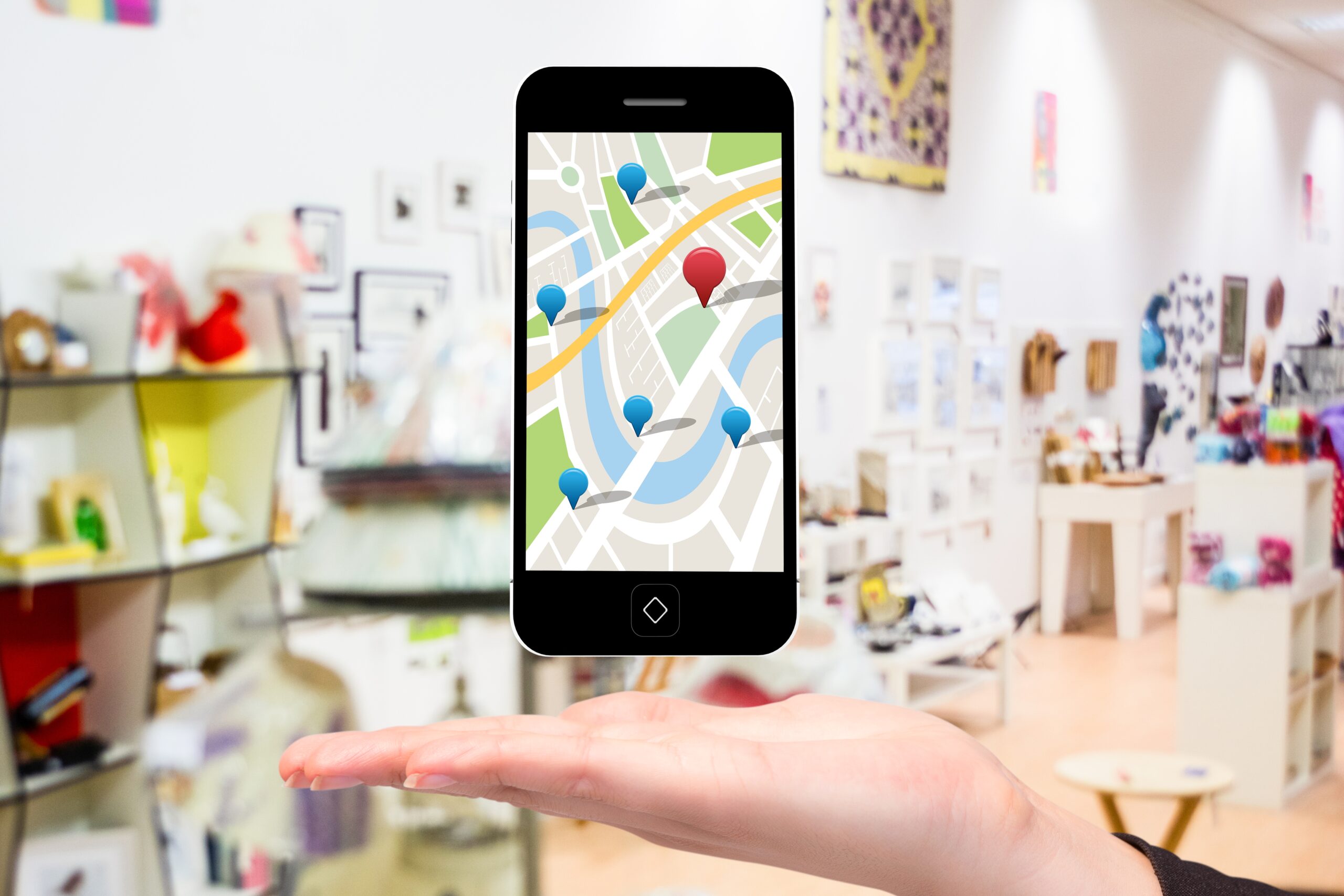 Hand Holding navigation software