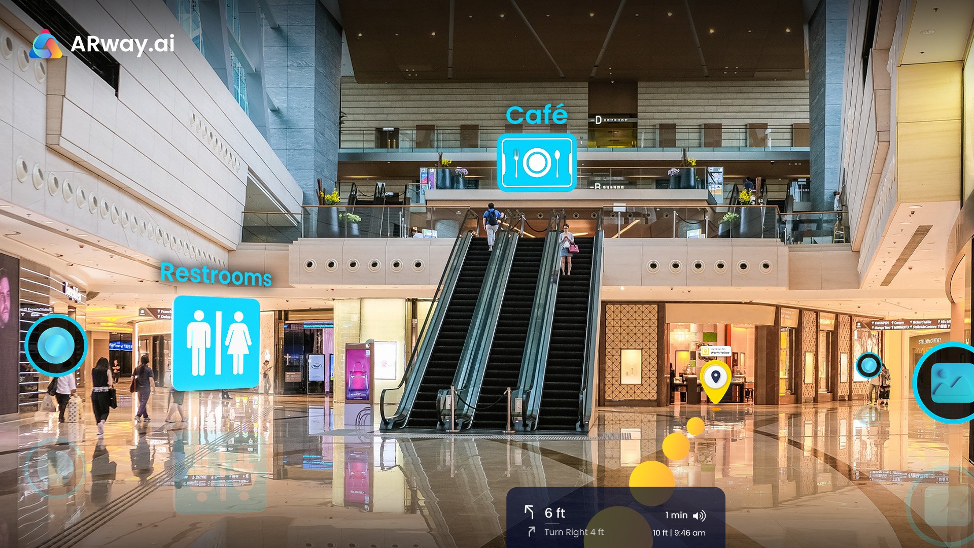 Improving Shopping Mall Navigation with ARway